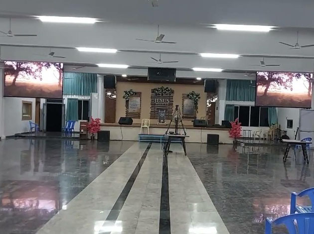 Indoor LED Video Wall For Churches